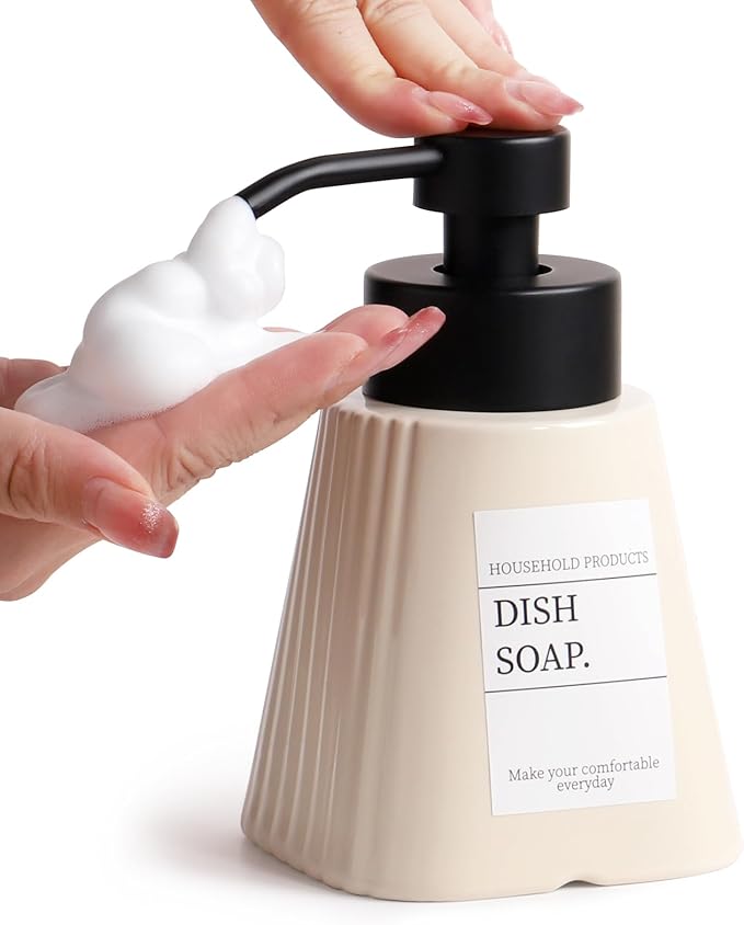 BosilunLife Soap Dispenser- Between Square and Circle