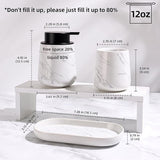 BosilunLife Bathroom Accessories Set 3 pcs -Marble