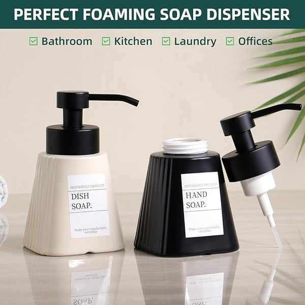 BosilunLife Soap Dispenser- Between Square and Circle