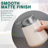 Bosilunlife Ceramic Foaming Soap Dispenser - 12 Oz-Foam