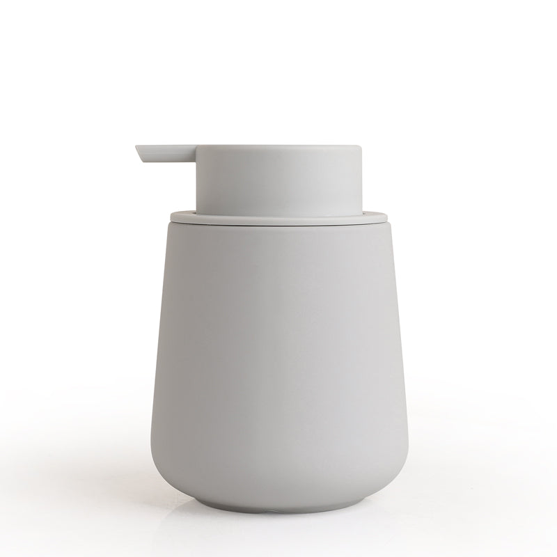 light grey rubber paint foaming soap dispenser