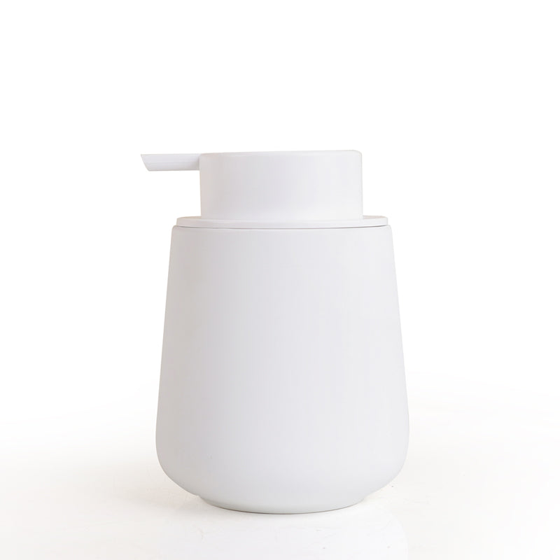 white rubber paint foaming soap dispenser