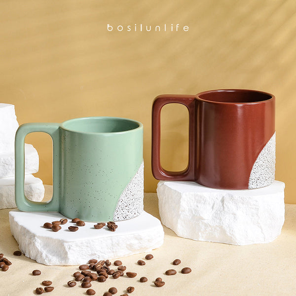 Bubble Handle Ceramic Mug